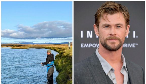 Þrumuguðinn veiddi myndarlegan lax á Íslandi