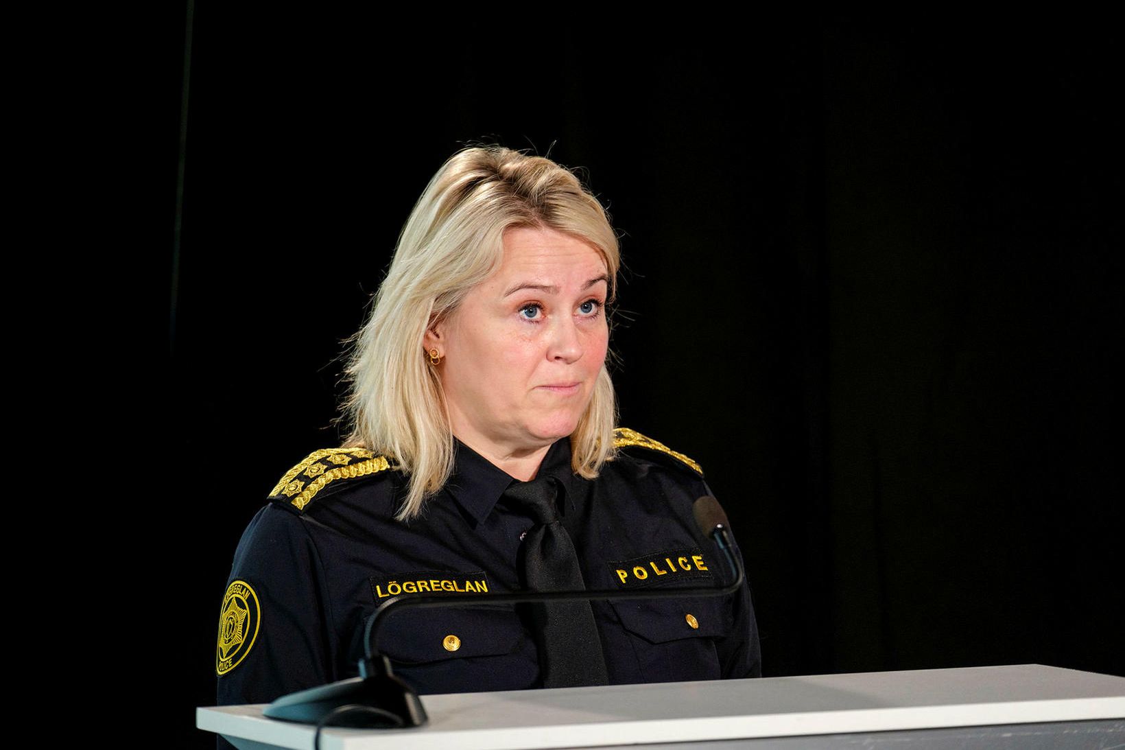 Sigríður Björk Guðjónsdóttir ríkislögreglustjóri.