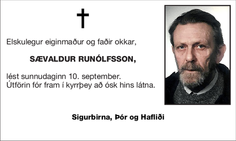 Sævaldur Runólfsson,