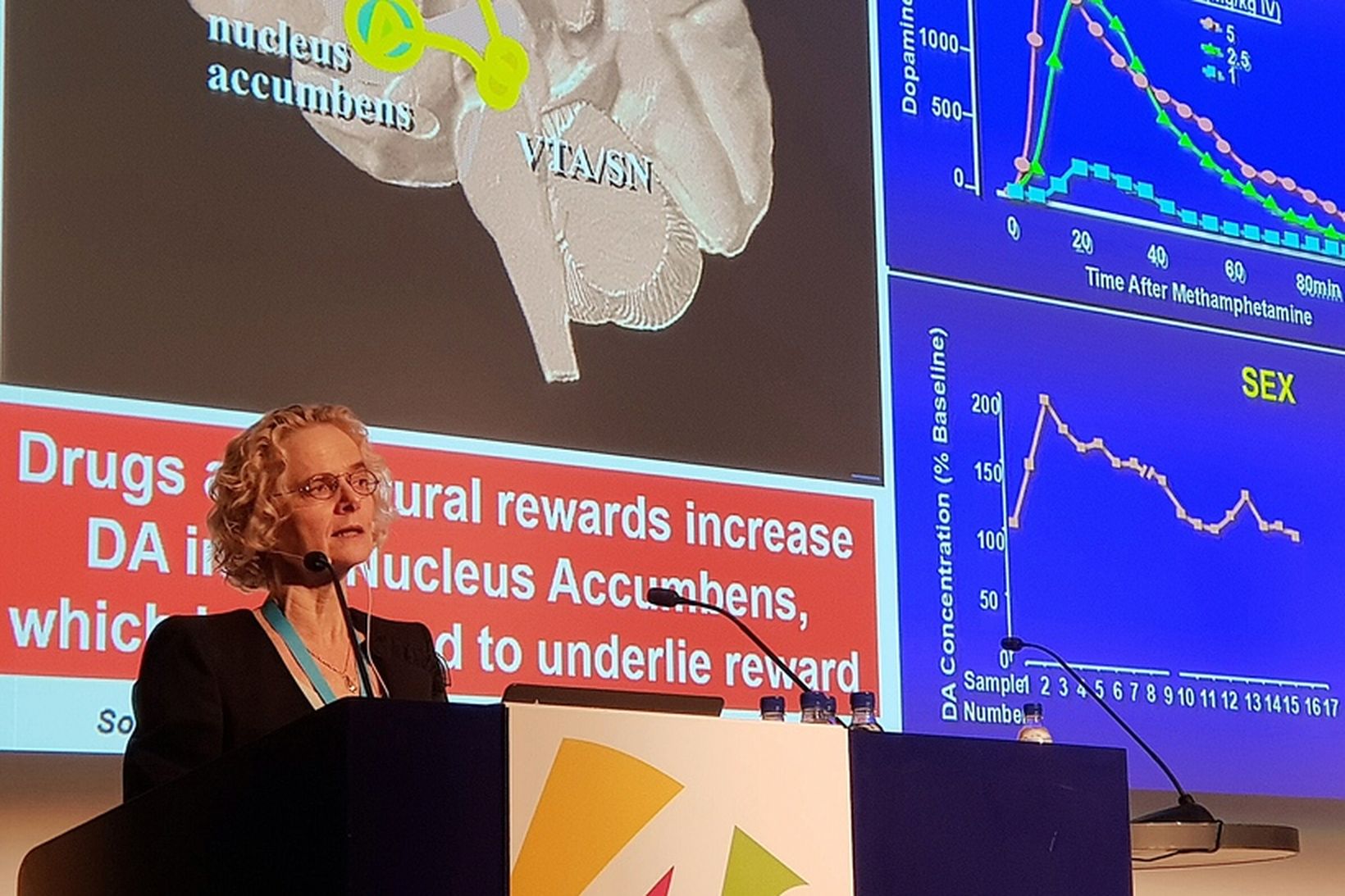 Dr. Nora D. Volkow, geðlæknir og forstjóri NIDA, talaði á …