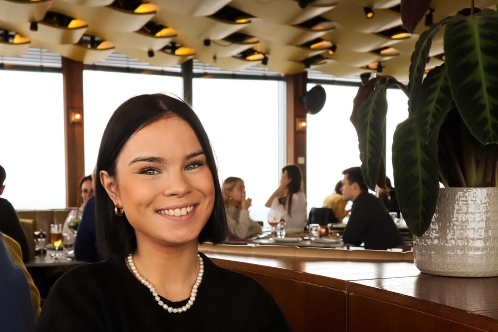 Elenora Rós Georgesdóttir fékk draumastarfið í Lundúnum.