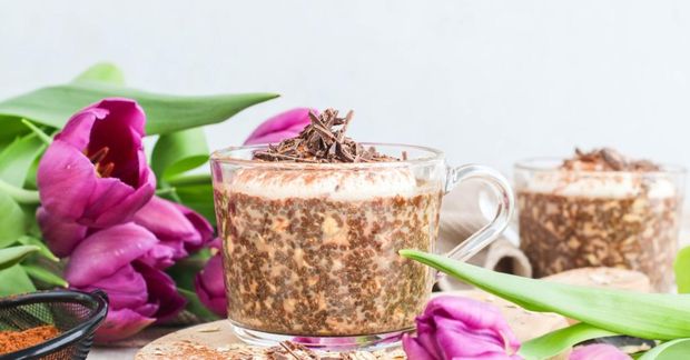 Berglind Hreiðars galdraði fram þennan dásamlega Tiramisu morgunverðargraut með ítölsku ívafi.