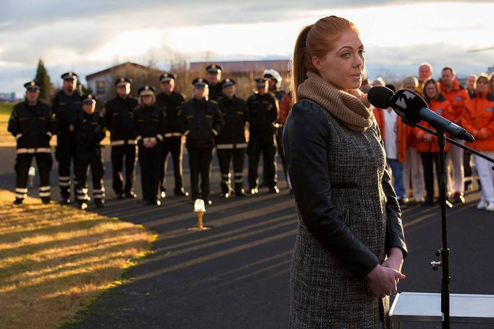 Ása á minningarathöfn um þá sem hafa látist í umferðarslysum …