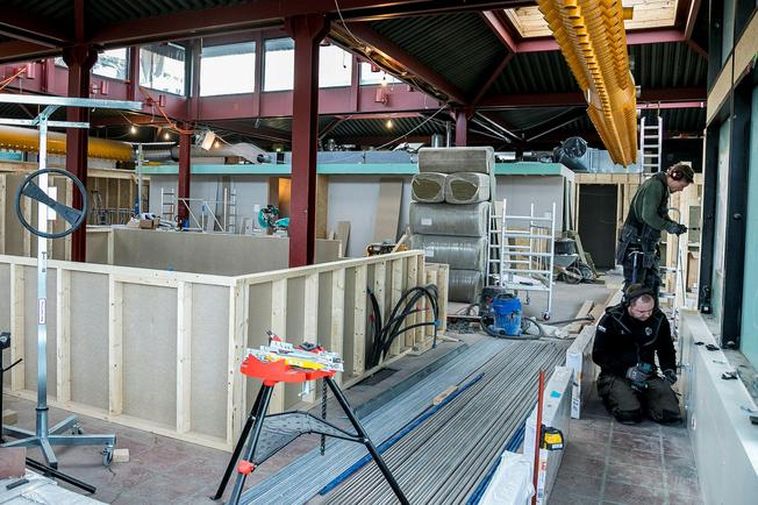 Construction under way at Hlemmur.