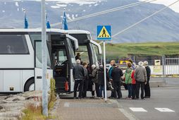 Ferðamenn á Íslandi.