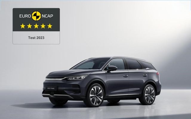 Byd Tang hlaut hæstu einkunn fyrir öryggi barna í árekstarprófunum.