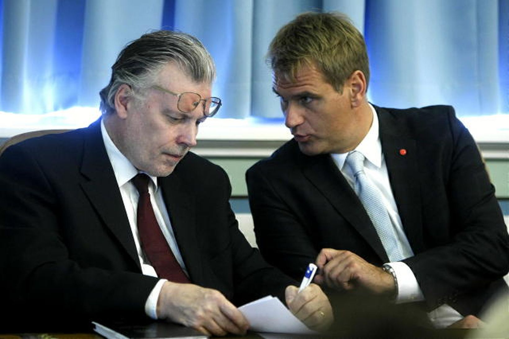 Ögmundur Jónasson og Árni Páll Árnason á Alþingi.
