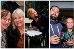Mikil stemning var á Loft Hostel í útgáfuhófi Sverris Norland.