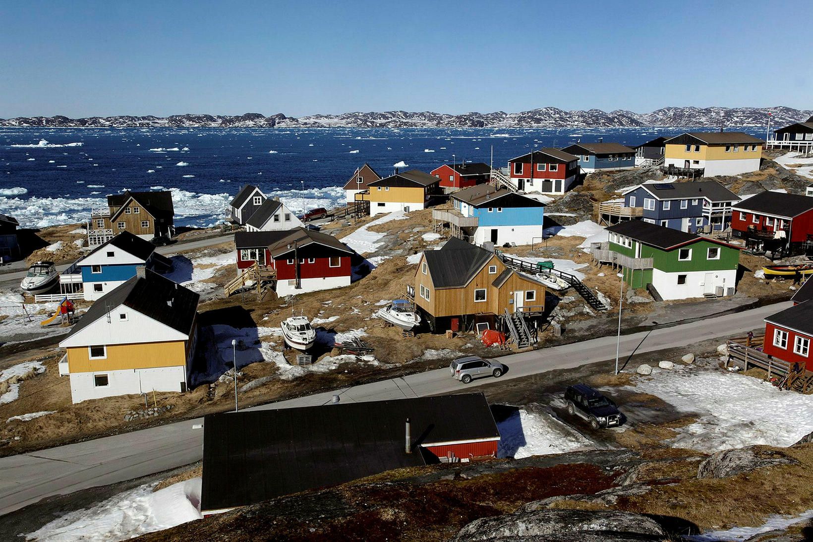 Frá Nuuk, höfuðstað Grænlands.