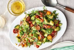 Hversu girnilegt salat sem þetta er!