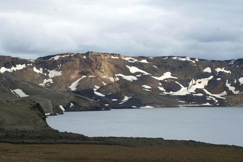 The body was found on a challenging track to the north of Askja.