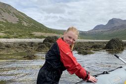 Eva Dögg Jóhannesdóttir hefur fylgst með lúsamsmiti villtra laxfiska.