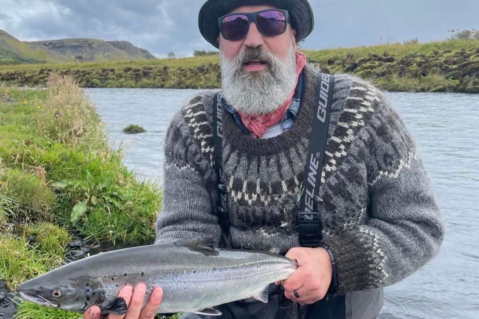 Sigurður Héðinn í Skógá síðastliðið haust. Hann mætti þangað sem …