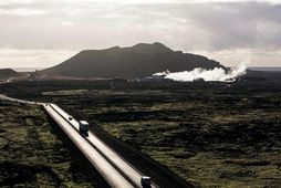 Land hefur risið um 22 sentimetra síðan 11. nóvember.