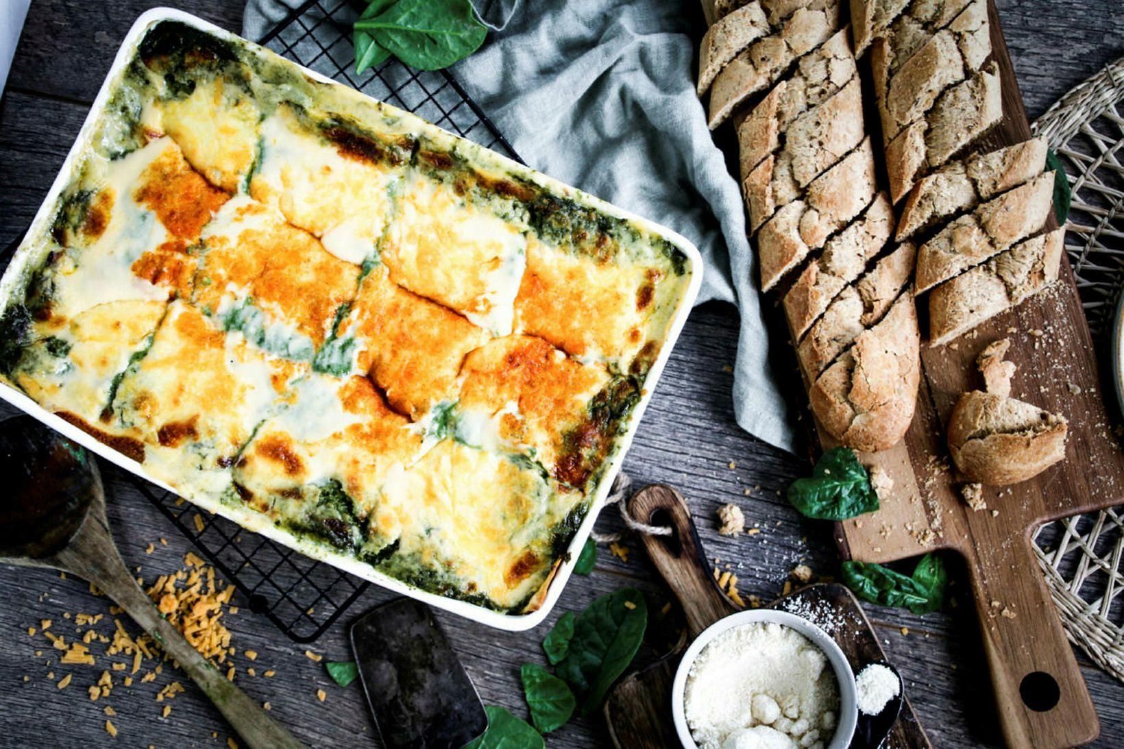 Löðrandi lasagne, gjörið svo vel!