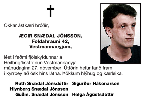 Ægir Snædal Jónsson,