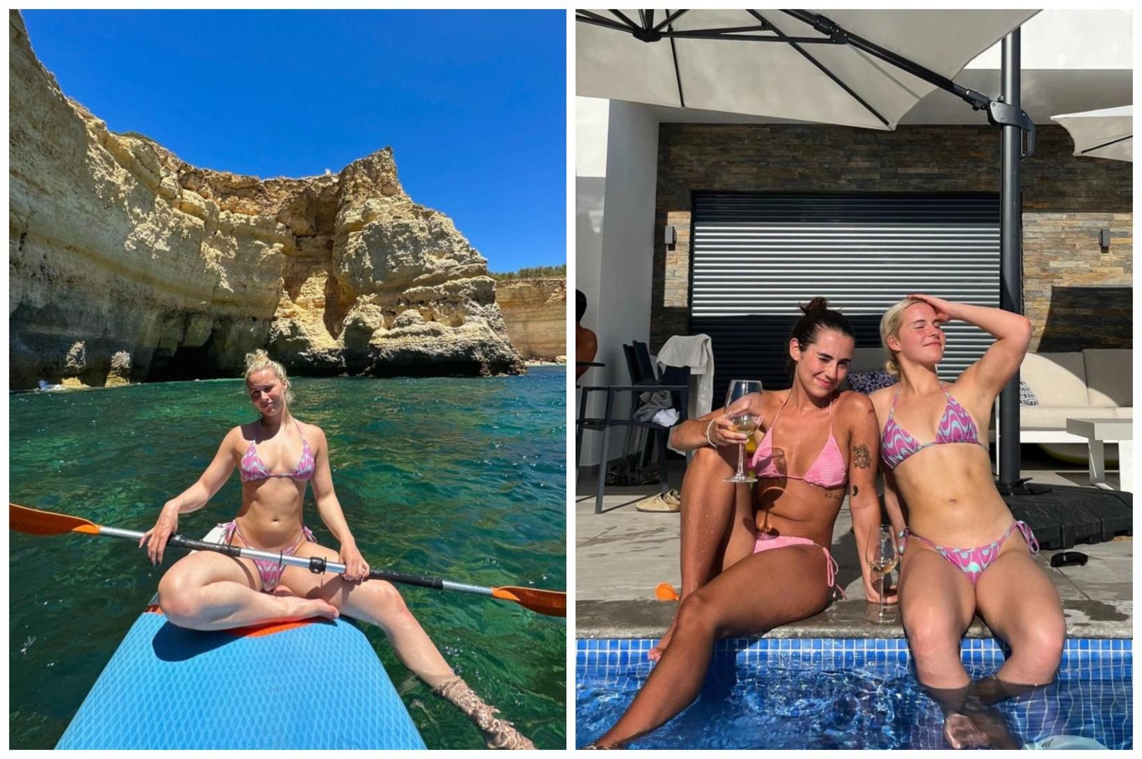 Diljá nýtur lífsins í Portúgal