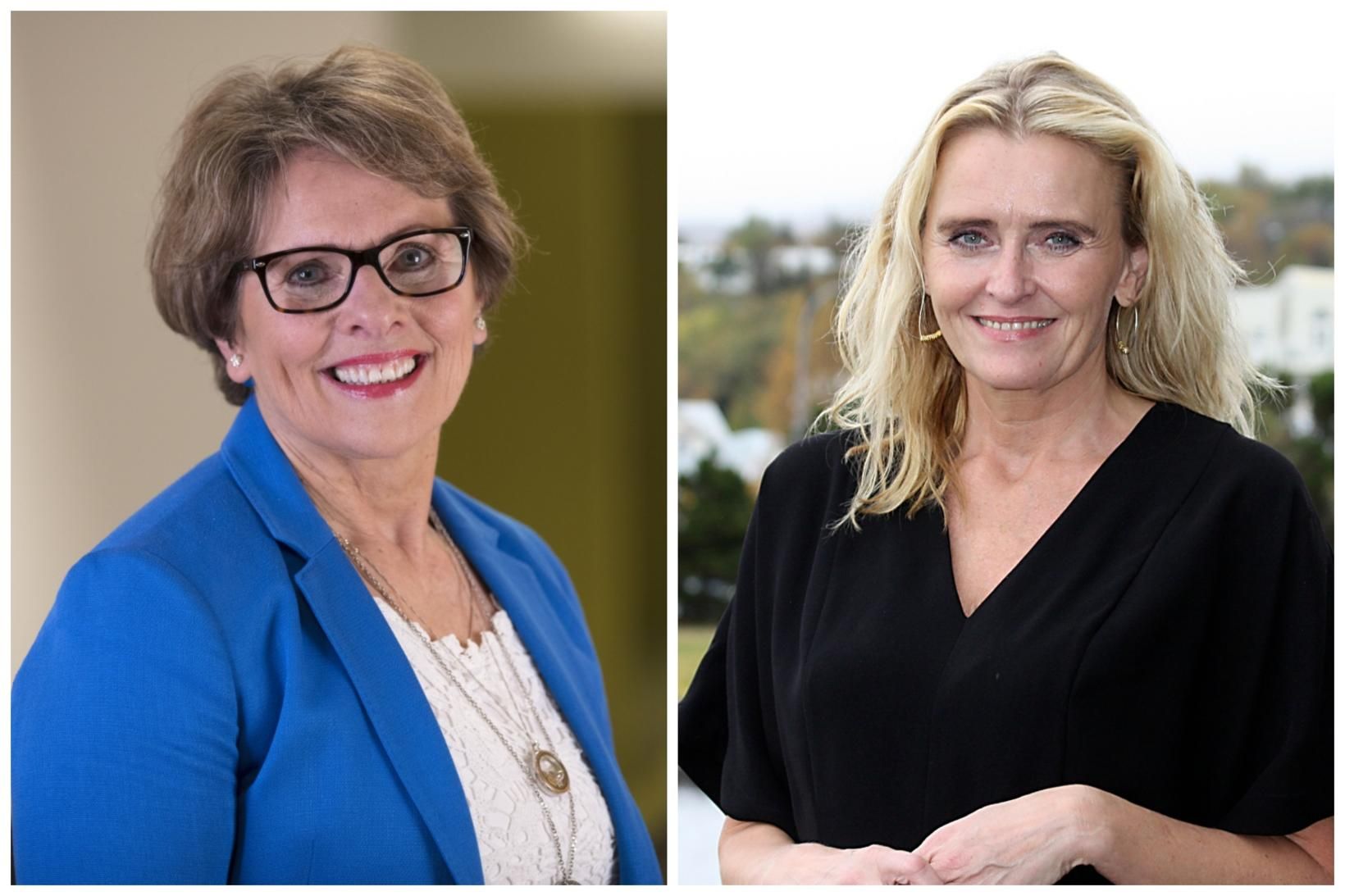 Elísabet S. Ólafsdóttir, aðstoðarsáttasemjari og Heiða Björg Hilmisdóttir, formaður SNS.