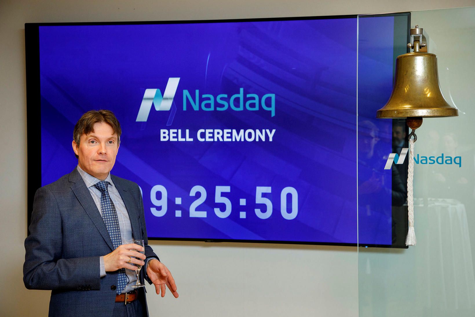 Magnús Harðarson, forstjóri Nasdaq Iceland, segir viðskipti blessunarlega hafa verið …