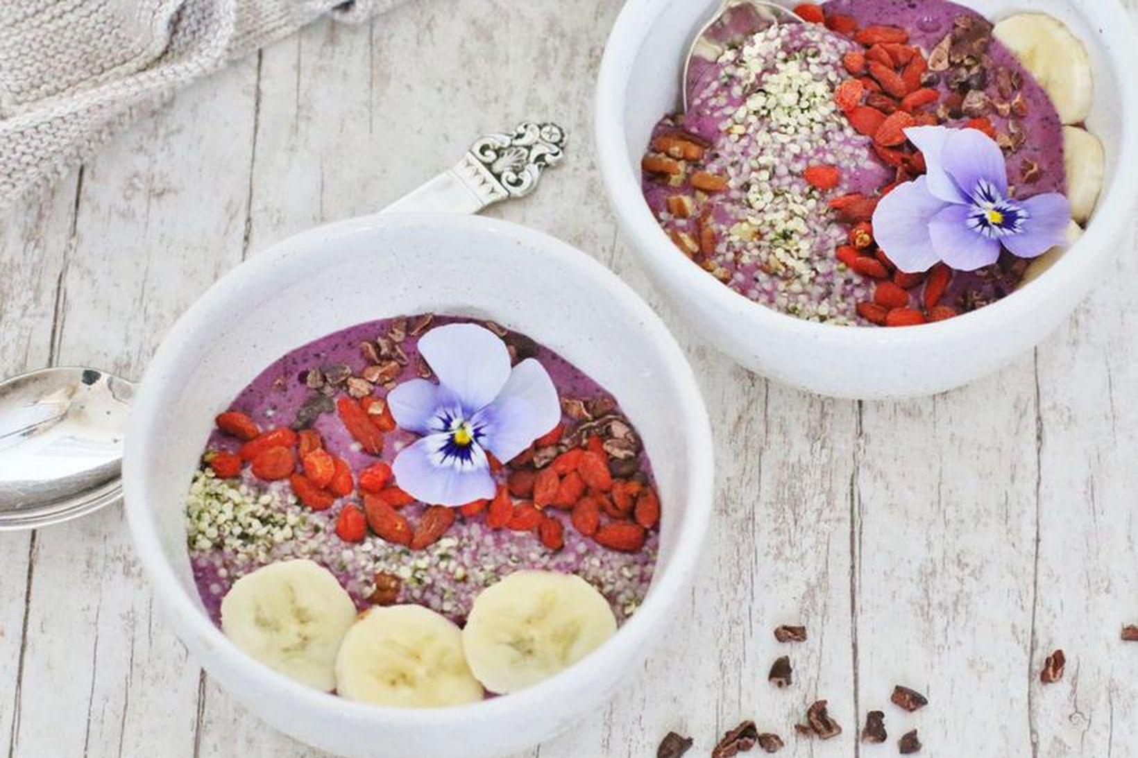 Þú finnur bestu smoothie uppskriftirnar hér.