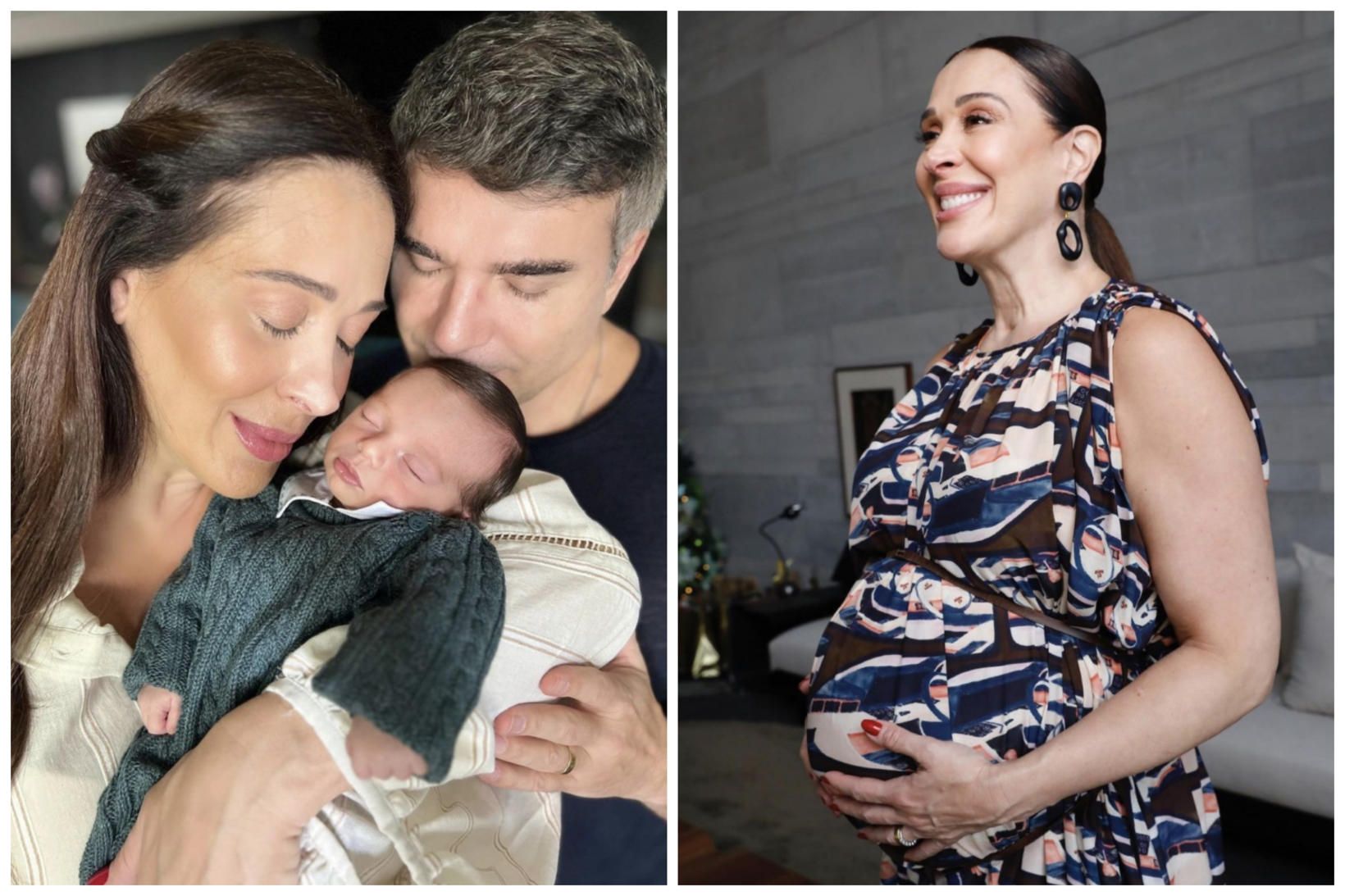 Brasilíska leikkonan Claudia Raia, sem er 56 ára gömul, eignaðist …