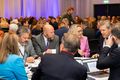 Fjölmennt Rætt var um afkomu sveitarfélaga, óvissu í efnahagsmálum og stór verkefni sveitarfélaga á fjármálaráðstefnunni sem 500 manns sitja.