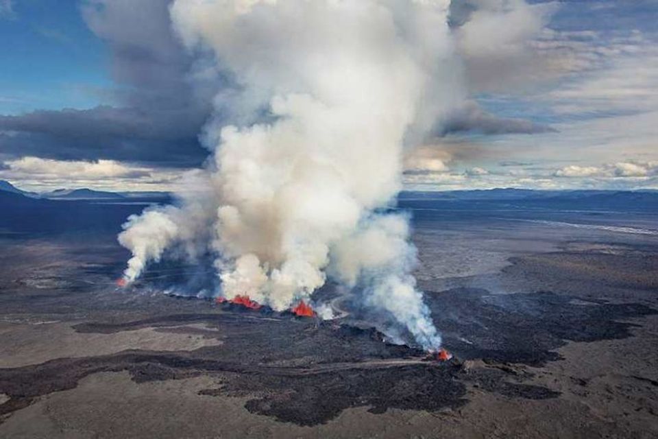 Gos í Holuhrauni