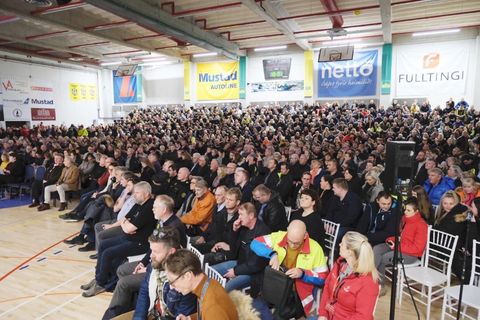 From yesterday's town meeting in Grindavík.