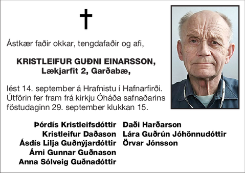 Kristleifur Guðni Einarsson,
