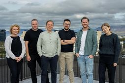 Teymið sem vinnur við þróun dala.care-hugbúnaðarins; Ása Rún Björnsdóttir, Gísli Hrafnkelsson, Finnur Pálmi Magnússon, Guillaume …