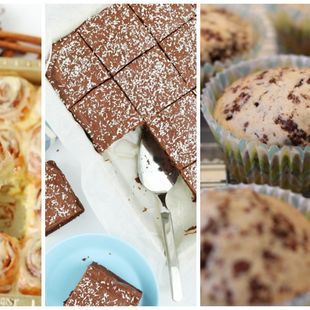 Snúðar, skúffukaka og muffins fyrir helgarbaksturinn
