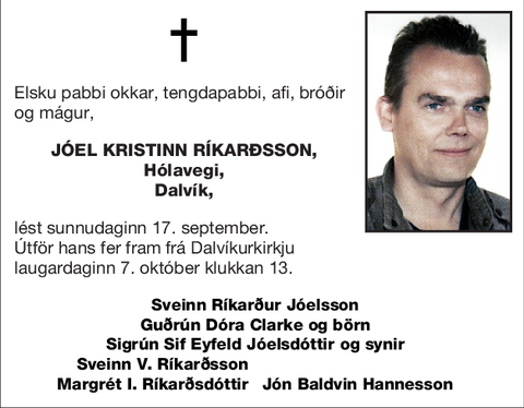 Jóel Kristinn Ríkarðsson,