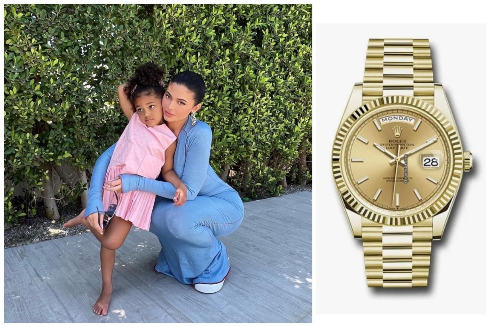 Stormi Webster, fimm ára dóttir Kylie Jenner, á 5,8 milljóna …