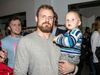 Gunnar Nelson with his son Stígur Týr Nelson.