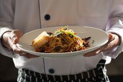 Dásamlegur spaghettí réttur sem mun trylla bragðlaukana.