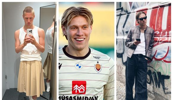 Knattspyrnumaðurinn Birnir Snær er algjör tískukóngur