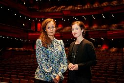 Lára Sóley Jóhannsdóttir framkvæmdastjóri Sinfóníuhljómsveitar Íslans og Halla Oddný Magnúsdóttir listrænn ráðgjafi.