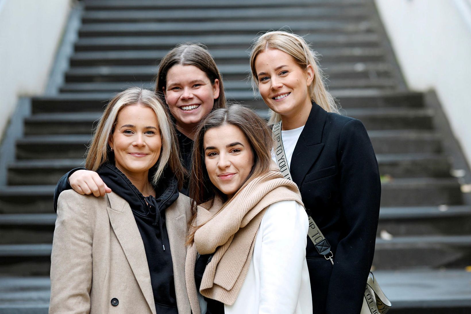 Stelpurnar í Babe Patrol. Frá vinsti Eva, Högna, Kamila og …