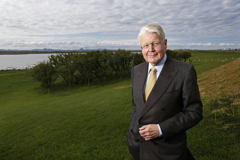 Ólafur Ragnar Grímsson, President of Iceland.