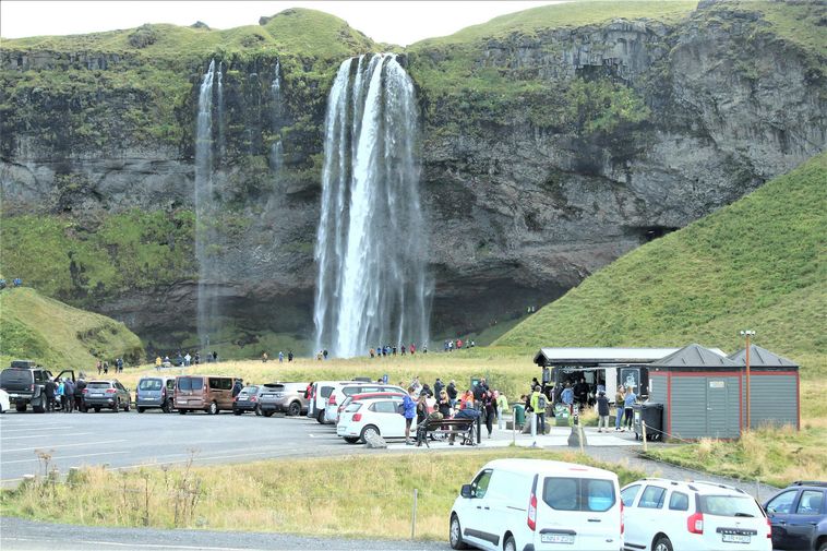 Seljalandsfoss waterfall is one of the country&#8217;s most popular tourist attractions.
