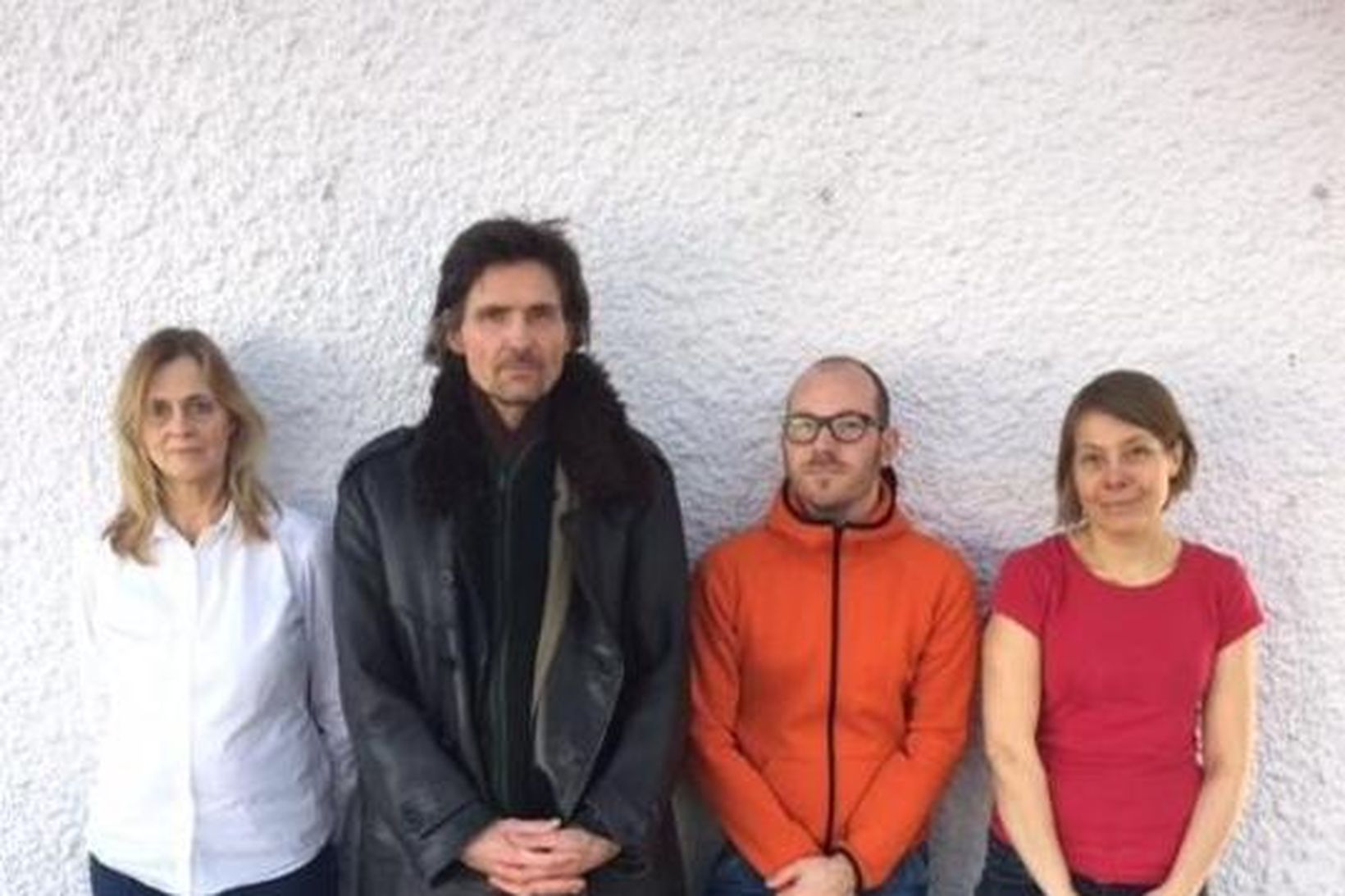Sænsku myndlistamennirnir Christina Göthesson, Susanne Högdahl Holm, Joel Hurlburt og …