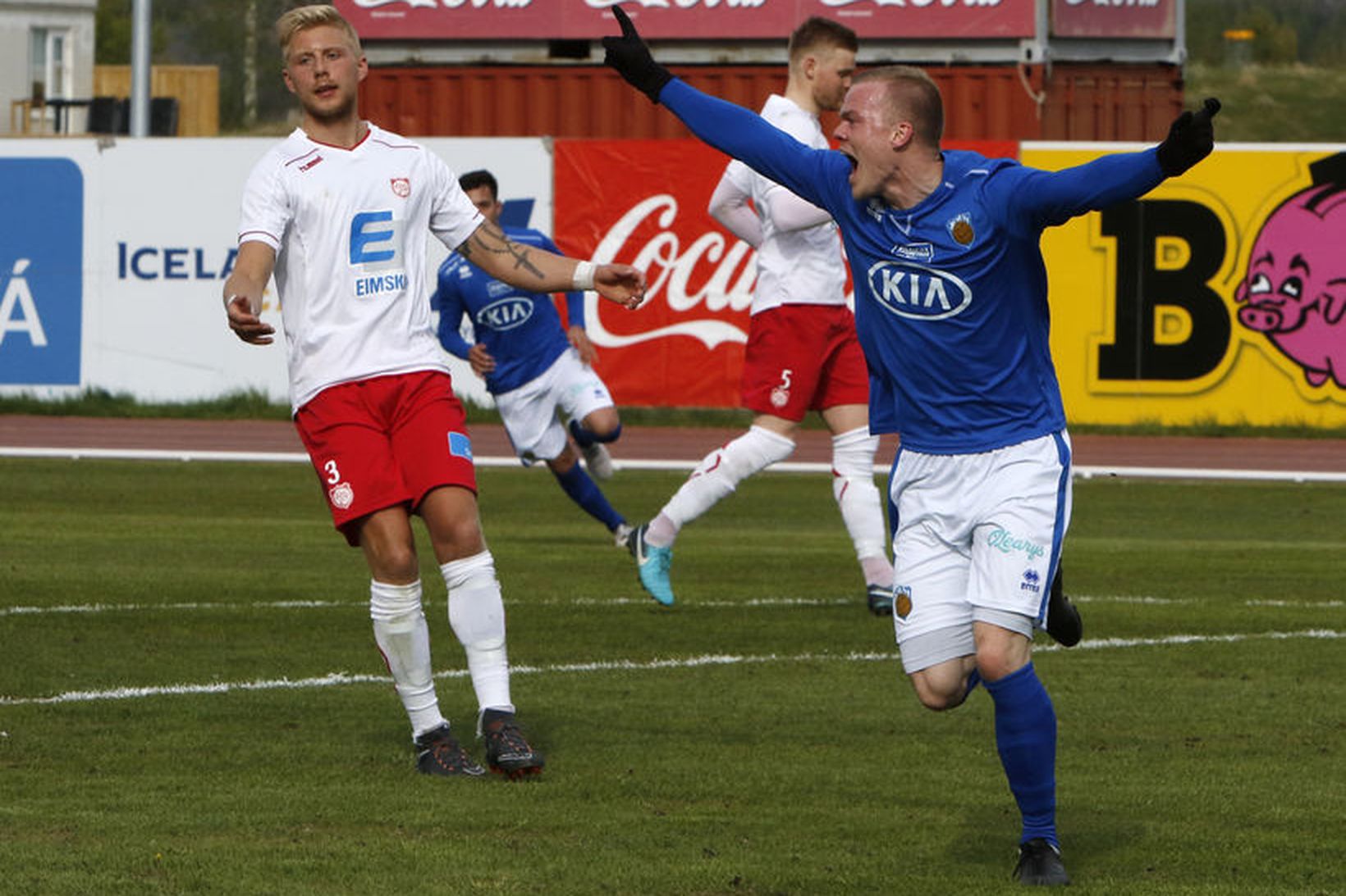 Orri Gunnarsson á góðri stundu með Fram.