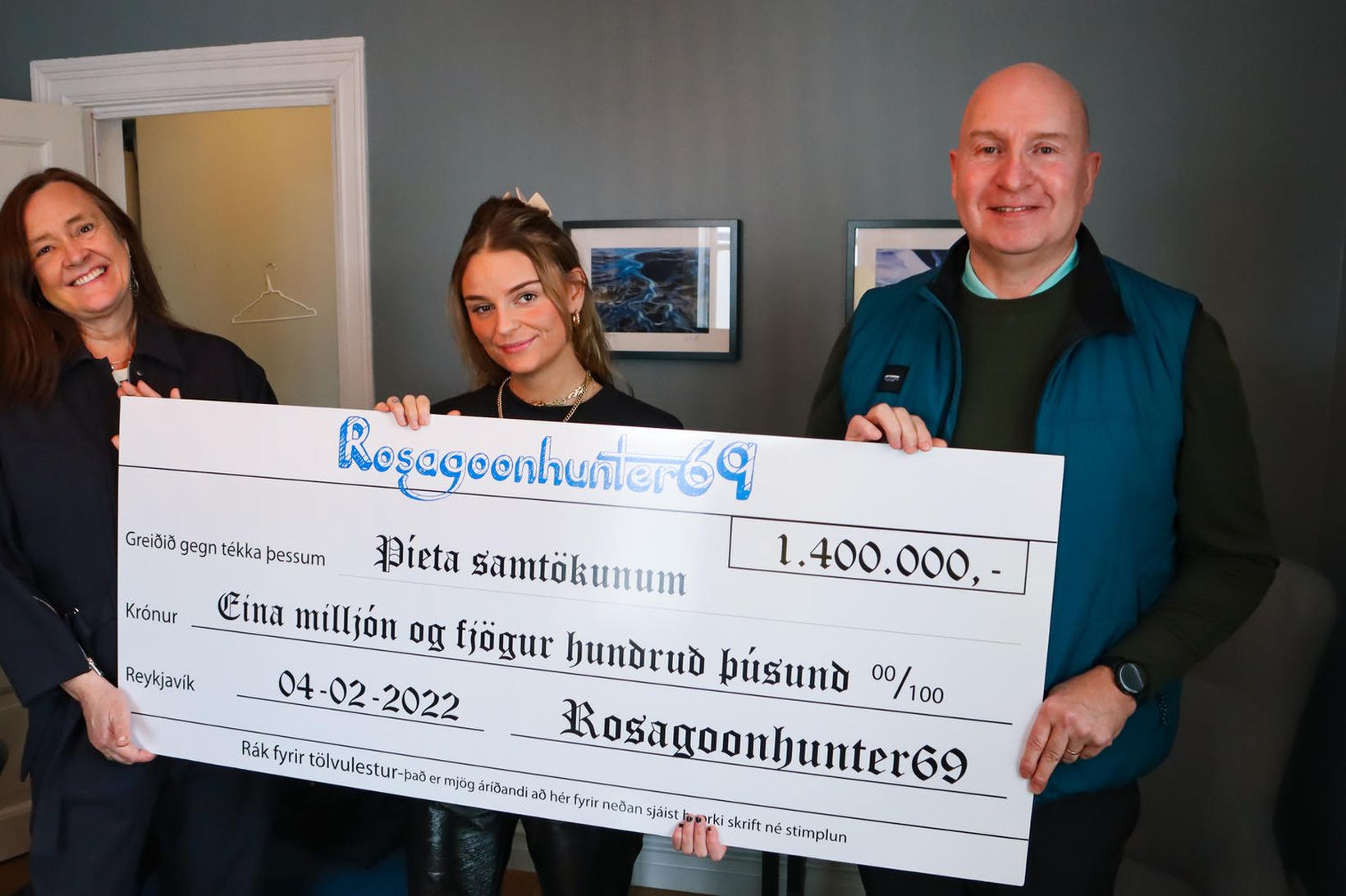 Rósa Björk, einnig þekkt sem g00nhunter, safnaði 1,4 milljónum krónum …