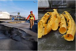 Hættustig er bæði í Grindavík og Vestmannaeyjum.