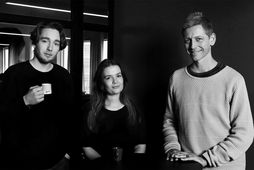 Matthías Tryggvi Haraldsson, Fanney Benjamínsdóttir og Friðgeir Einarsson.