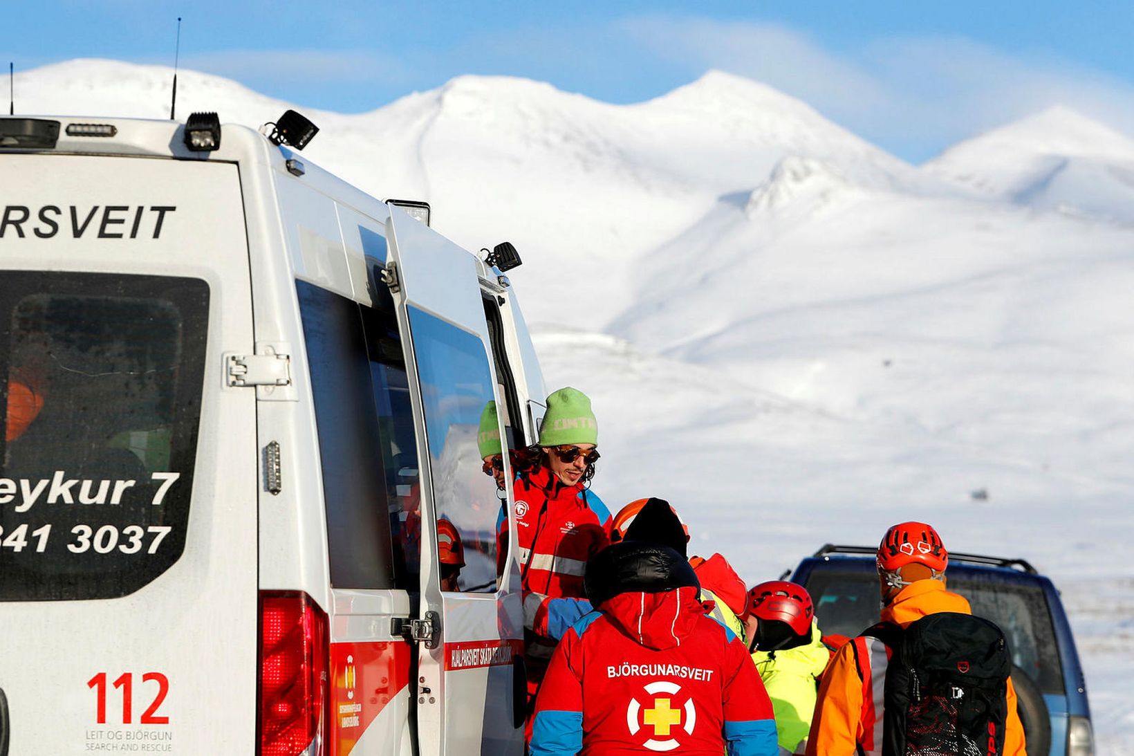 Liðsmenn Slysavarnarfélagsins Landsbjargar að störfum. Myndin er úr safni.