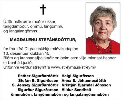 Magðalenu Stefánsdóttur,