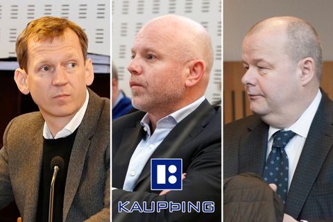 Hreiðar Már Sigurðsson, Ingólfur Helgason and Sigurður Einarsson.