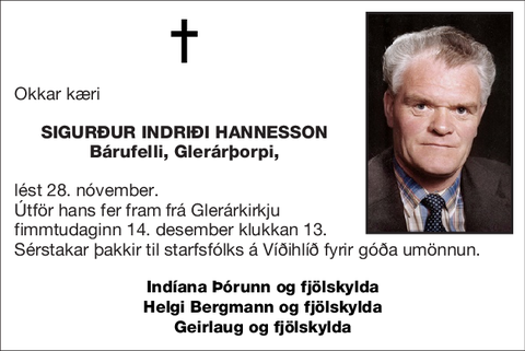 Sigurður Indriði Hannesson