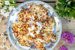 Grillaður ananas eins og þú vilt hafa hann yfir sumartímann.